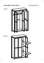 Предварительный просмотр 12 страницы BIG FURNITURE WAREHOUSE GPM Avon ROB3DRAVO Assembly Instructions Manual