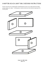 Предварительный просмотр 3 страницы BIG FURNITURE WAREHOUSE HAMPTON Assembly Instructions Manual