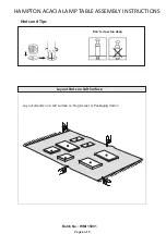 Предварительный просмотр 6 страницы BIG FURNITURE WAREHOUSE HAMPTON Assembly Instructions Manual