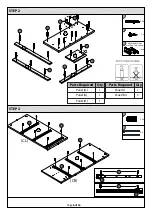 Предварительный просмотр 6 страницы BIG FURNITURE WAREHOUSE Lancaster G-LANCHSCRM Assembly Instructions Manual