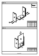 Предварительный просмотр 12 страницы BIG FURNITURE WAREHOUSE Lancaster G-LANCHSCRM Assembly Instructions Manual