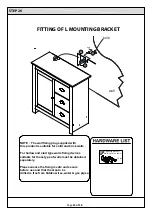 Предварительный просмотр 15 страницы BIG FURNITURE WAREHOUSE Lancaster G-LANCHSCRM Assembly Instructions Manual