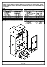 Предварительный просмотр 3 страницы BIG FURNITURE WAREHOUSE Lancaster GX-LAN22WCRM Assembly Instructions Manual