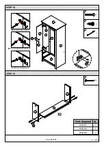 Предварительный просмотр 12 страницы BIG FURNITURE WAREHOUSE Lancaster GX-LAN22WCRM Assembly Instructions Manual