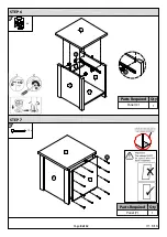 Preview for 8 page of BIG FURNITURE WAREHOUSE LANCASTER LAMP TABLE Assembly Instructions Manual