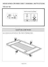 Предварительный просмотр 6 страницы BIG FURNITURE WAREHOUSE MELBOURNE G-MEL04CBWN Assembly Instructions Manual