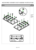 Предварительный просмотр 9 страницы BIG FURNITURE WAREHOUSE MELBOURNE G-MEL04CBWN Assembly Instructions Manual