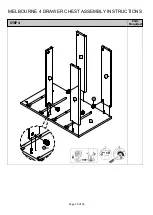 Предварительный просмотр 10 страницы BIG FURNITURE WAREHOUSE MELBOURNE G-MEL04CBWN Assembly Instructions Manual