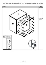 Предварительный просмотр 14 страницы BIG FURNITURE WAREHOUSE MELBOURNE G-MEL04CBWN Assembly Instructions Manual