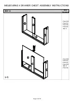 Предварительный просмотр 16 страницы BIG FURNITURE WAREHOUSE MELBOURNE G-MEL04CBWN Assembly Instructions Manual