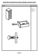 Предварительный просмотр 4 страницы BIG FURNITURE WAREHOUSE MIRRORED 5 DRAWER SLIM CHEST Assembly Instructions Manual