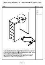 Предварительный просмотр 5 страницы BIG FURNITURE WAREHOUSE MIRRORED 5 DRAWER SLIM CHEST Assembly Instructions Manual