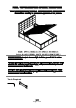 Предварительный просмотр 1 страницы BIG FURNITURE WAREHOUSE Regal Ottoman Bedstead Assembly Instructions Manual