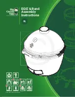 Big Green Egg EGG & Band Big Green Egg XL Assembly Instructions/Use And Care Manual предпросмотр