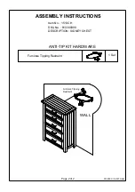 Предварительный просмотр 2 страницы BIG LOTS STORES 1513CH Assembly Instructions