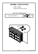 Предварительный просмотр 2 страницы BIG LOTS STORES SIDNEY 1513DR Assembly Instructions