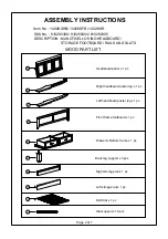 Предварительный просмотр 2 страницы Big Lots 1402KSHB Assembly Instructions Manual