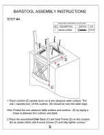 Предварительный просмотр 9 страницы Big Lots 810282761 Assembly Instructions Manual