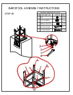 Предварительный просмотр 10 страницы Big Lots 810282761 Assembly Instructions Manual