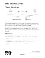 Preview for 6 page of Big Lots CAL-174203A User Manual