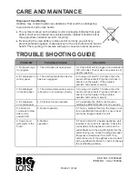 Предварительный просмотр 19 страницы Big Lots CAL-174203A User Manual