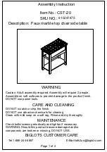 Big Lots CST-20 Assembly Instruction предпросмотр