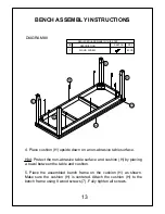 Preview for 13 page of Big Lots HARLOW 6PCS DINING SET Assembly Instructions Manual