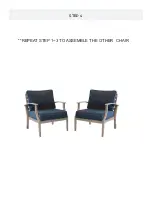 Предварительный просмотр 8 страницы Big Lots Steel Slat 2PK Club Chairs BS21012 Assembly Instructions Manual