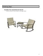 Preview for 6 page of Big Lots Willow Point DE21343 Assembly And Care Manual