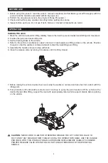 Предварительный просмотр 8 страницы BIG RED JACKS T82002 Owner'S Manual