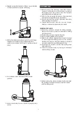 Preview for 7 page of BIG RED JACKS T90203 Owner'S Manual