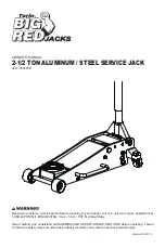 BIG RED JACKS Torin T84025B Owner'S Manual preview