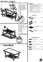 Preview for 1 page of Big Save Furniture SW 5532 Manual