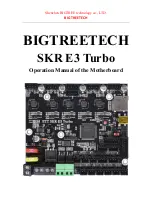 BIG TREE TECH SKR E3 Turbo Operation Manual preview