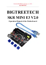 BIG TREE TECH SKR MINI E3 V2.0 Operation Manual preview