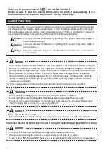 Preview for 2 page of BIG RBX5 Operation Manual