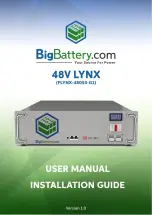 Предварительный просмотр 1 страницы BigBattery 48V LYNX User Manual