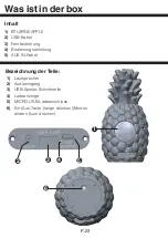 Предварительный просмотр 24 страницы Bigben BTLSPINEAPPLE Manual