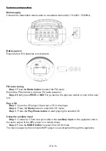 Preview for 19 page of Bigben CD62 Instructions Manual