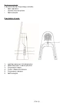 Preview for 12 page of Bigben COLORLIGHT CHEVALETLUNE Operating Instructions Manual