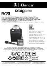 Предварительный просмотр 1 страницы Bigben i Dance BS5L Manual