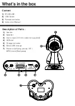 Preview for 3 page of Bigben iDance BTLSDUDE User Manual