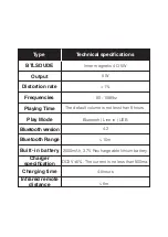 Preview for 8 page of Bigben iDance BTLSDUDE User Manual