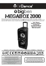 Bigben idance  MEGABOX 2000 User Manual preview