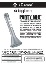 Bigben iDance Party Mic PM10 Instruction Manual preview