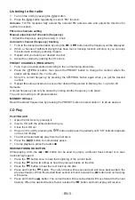 Preview for 15 page of Bigben MCD11 Operating Instructions Manual