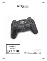 Bigben PS3 Parental Control User Manual preview