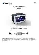 Bigben RR30 Instruction Manual предпросмотр