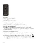 Preview for 49 page of Bigben SB01 Operating Instructions Manual