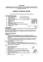 Preview for 3 page of Bigben TD012SPS Manual